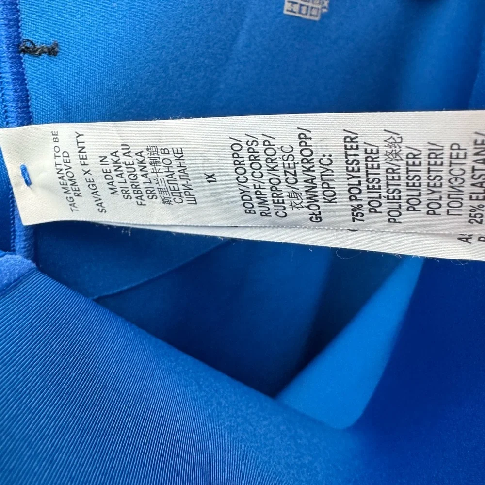 Savage X Fenty Electric Blue High-Waist Leggings size 16/18